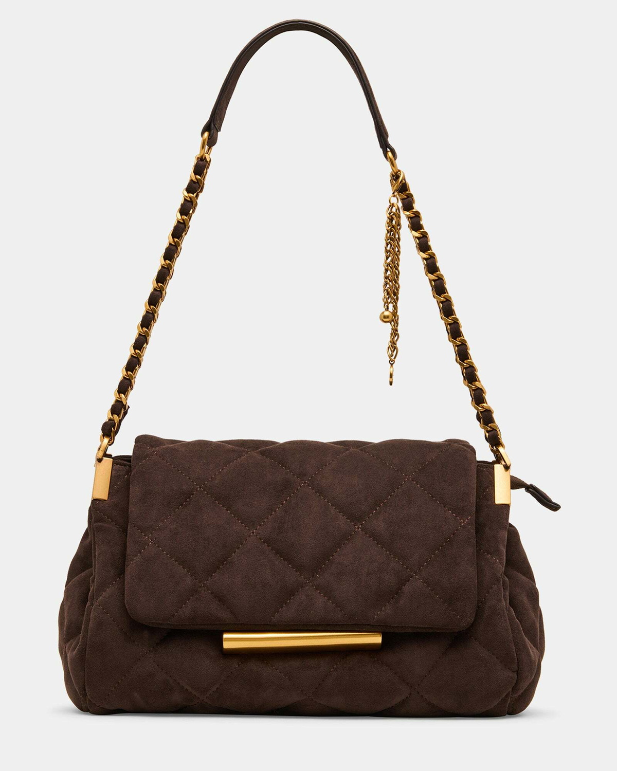 Steve Madden Bcolette Bag in Chocolate Fabric