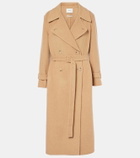 Vince Belted double-breasted wool-blend coat