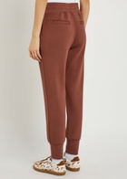 Varley The Slim Cuff 27.5 Stretch-jersey Sweatpants Maroon