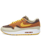 Nike Men's Air Max 1 PRM 'Ugly Duckling' Sneakers in Pecan/Yellow Ochre/Baroque Brown