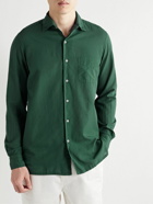 Massimo Alba - Cotton and Cashmere-Blend Voile Shirt - Green