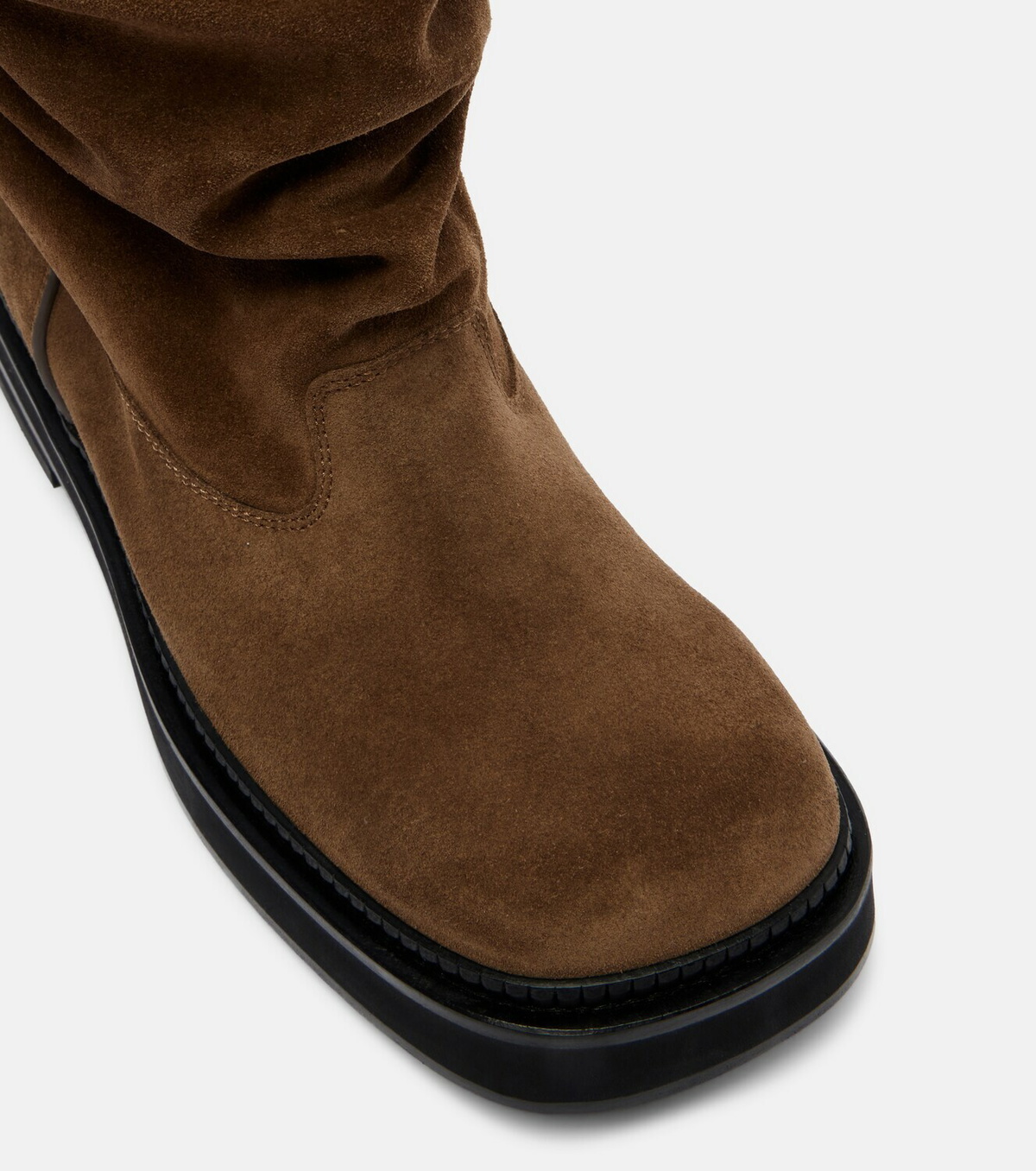 The Attico Passeggiata suede combat boots
