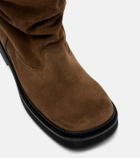 The Attico Passeggiata suede combat boots