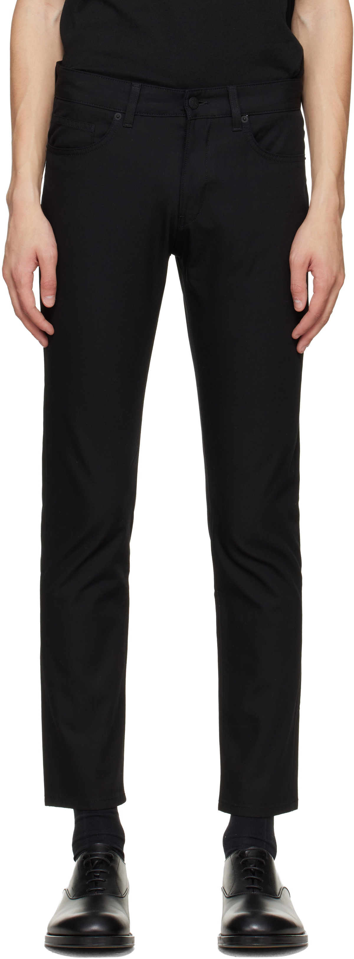 BOSS Black Delaware Slim-Fit Cotton-Blend Twill Trousers