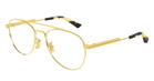 Bottega Veneta Eyewear Bv1340ok-001 - Gold Rx / Asian Fit Glasses