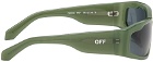 Off-White Green Kimball Sunglasses