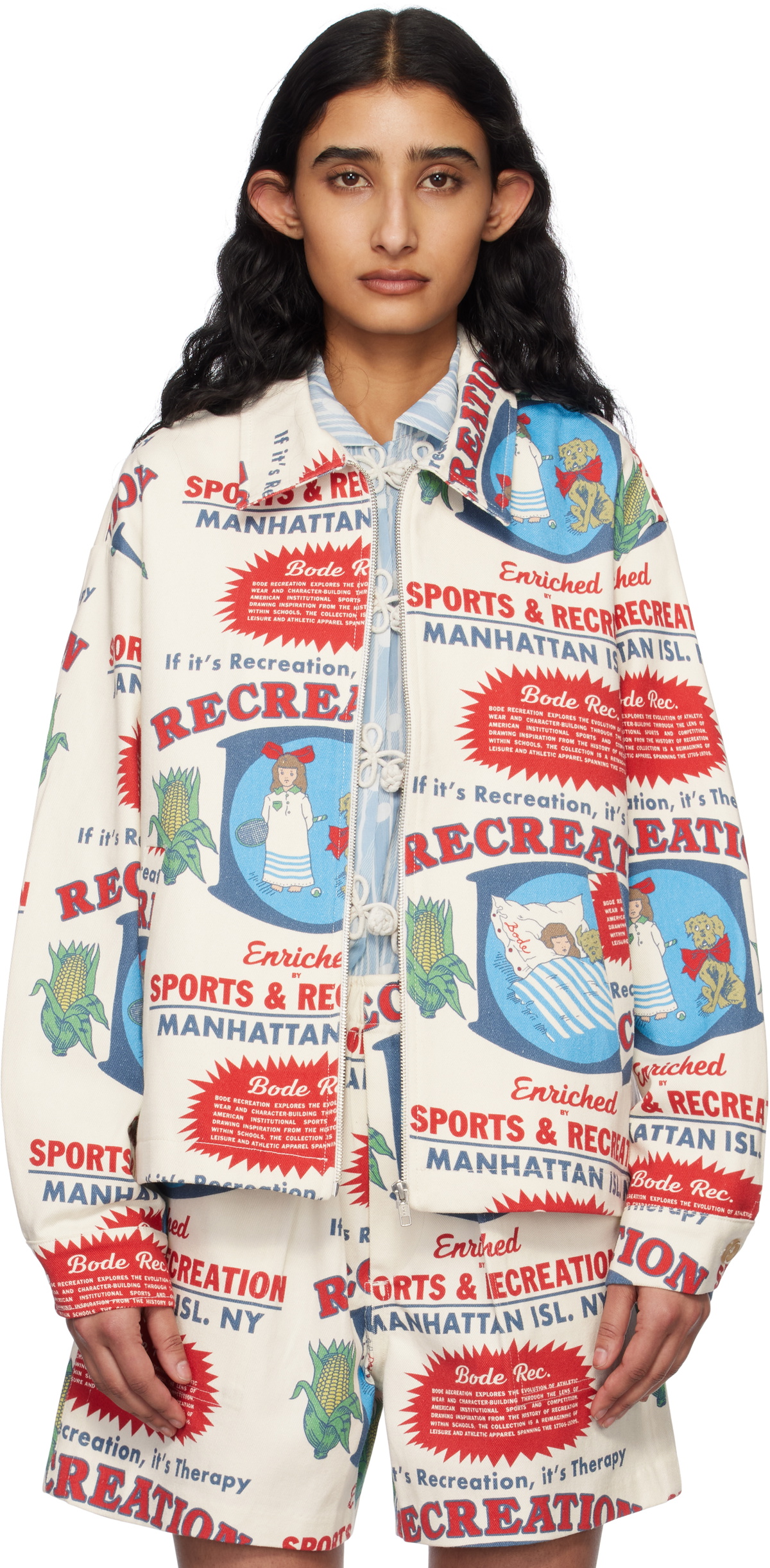 Bode Off-White Enrichment Jacket