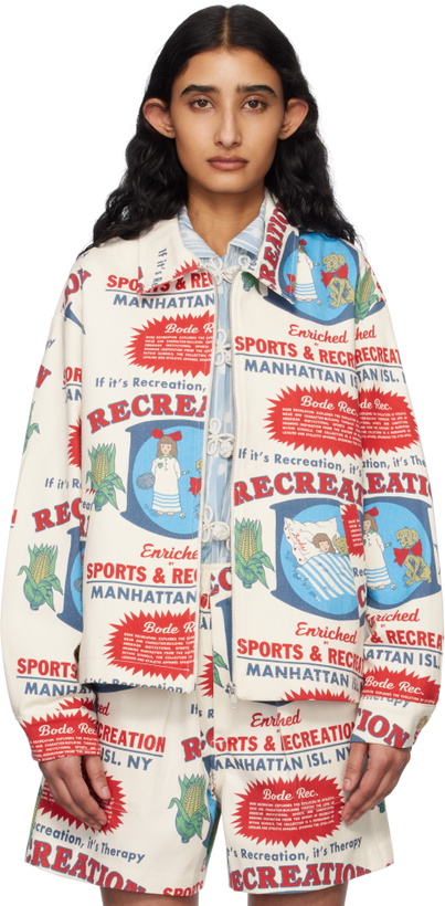 Photo: Bode Off-White Enrichment Jacket