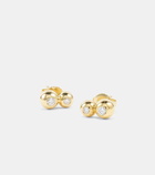 Melissa Kaye Audrey Small 18kt gold earrings with diamonds