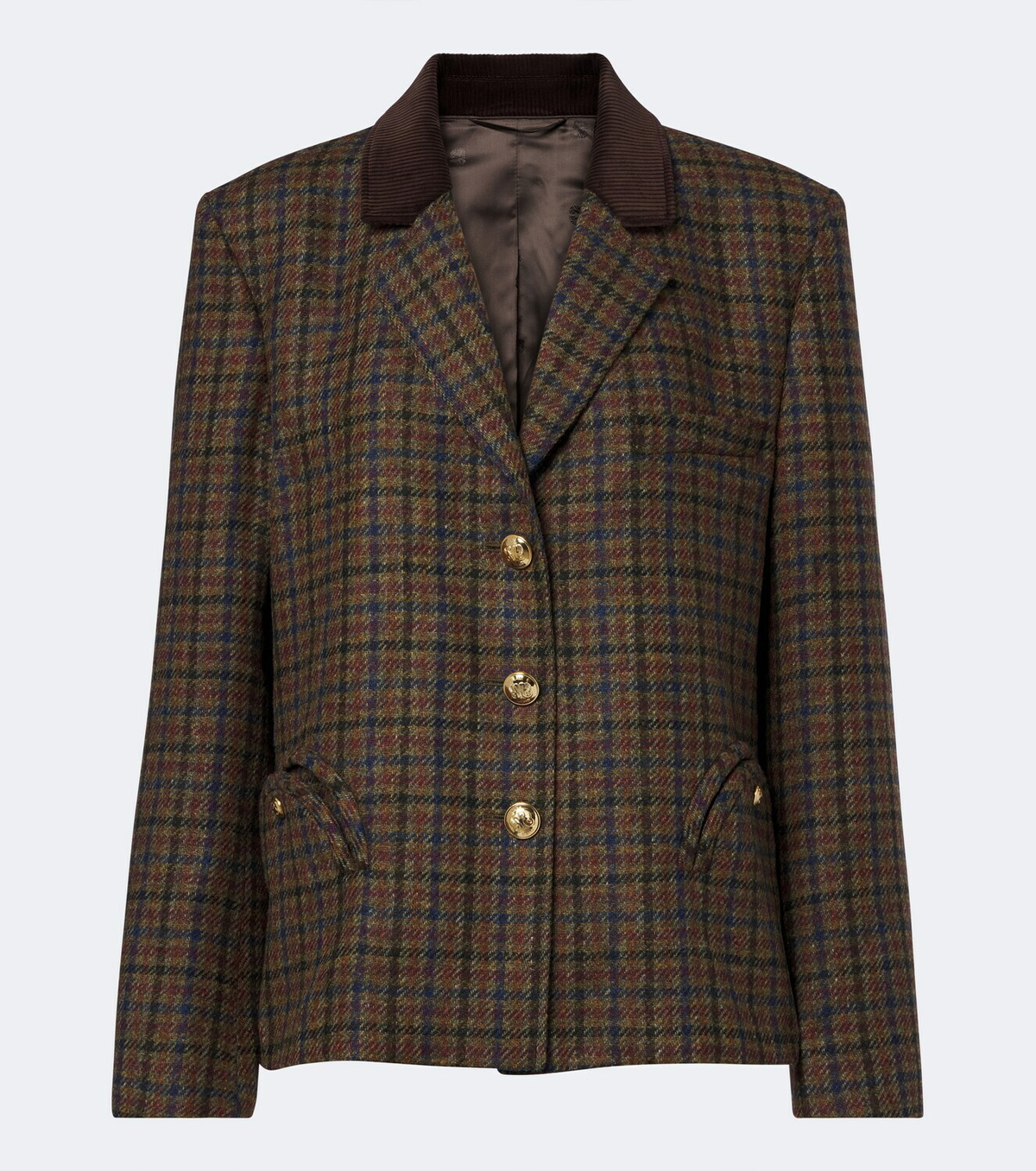Blazé Milano Amandira Shelley checked virgin wool blazer