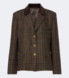 Blazé Milano Amandira Shelley checked virgin wool blazer