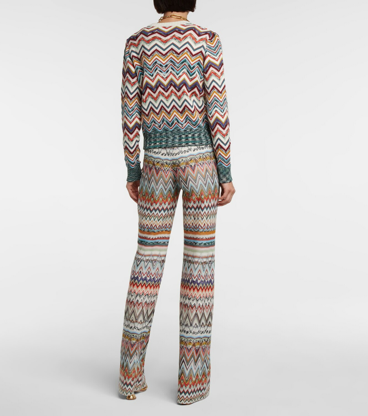Pull Theory Jivana Wenge - Laine Baby Alpaca Gris - Motif Zig Zag - Taille L
