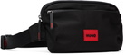 Hugo Black Canvas Belt Bag