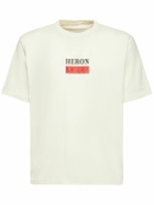 HERON PRESTON Logo Print Cotton Jersey T-shirt