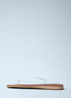 Miu Miu Leather Sole Flip-Flops