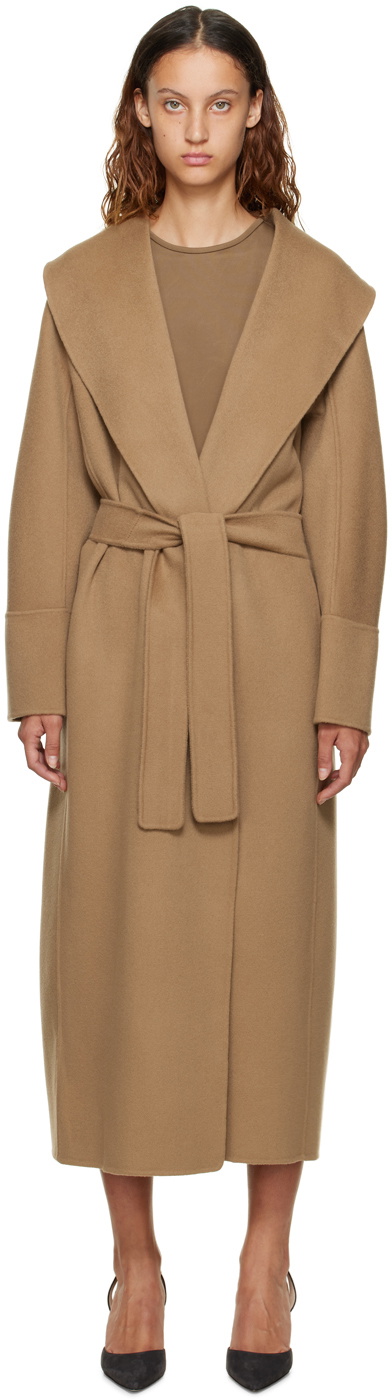 Max Mara Brown Ramie Coat