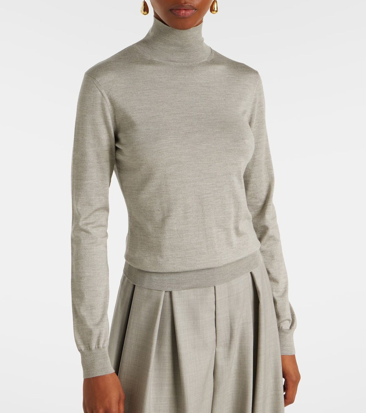 Ralph Lauren Collection Silk-blend turtleneck sweater