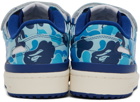 BAPE Blue & White adidas Edition Forum 84 Sneakers