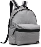 Stone Island Gray 9200010 Coated Nylon Metal ECONYL Backpack