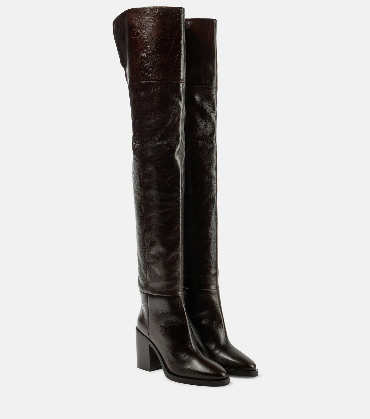 Paris Texas Ophelia leather over-the-knee boots
