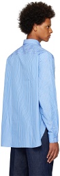 Lanvin Blue Striped Shirt