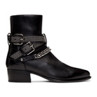 Amiri Black Moto Chain Boots