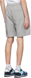 Valentino Grey Logo Shorts