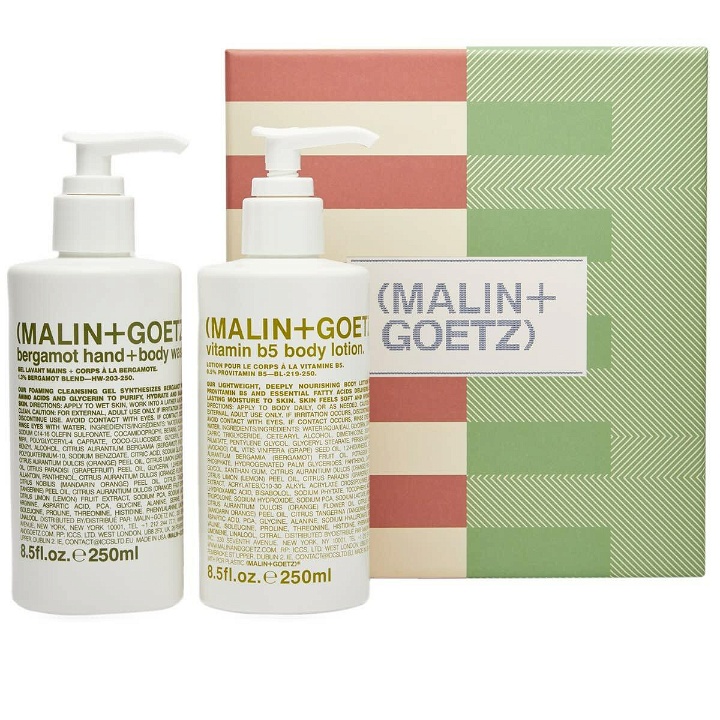 Photo: Malin + Goetz the bright side (bergamot wash + b5 lotion)
