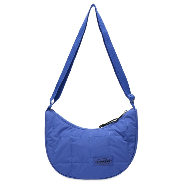Photo: Eastpak Half Moon Cross Body Bag in Puff Checks Blue 