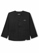 Neighborhood - Logo-Embroidered Twill Shirt - Black