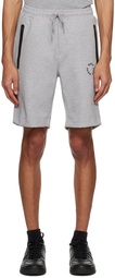 BOSS Gray Drawstring Shorts