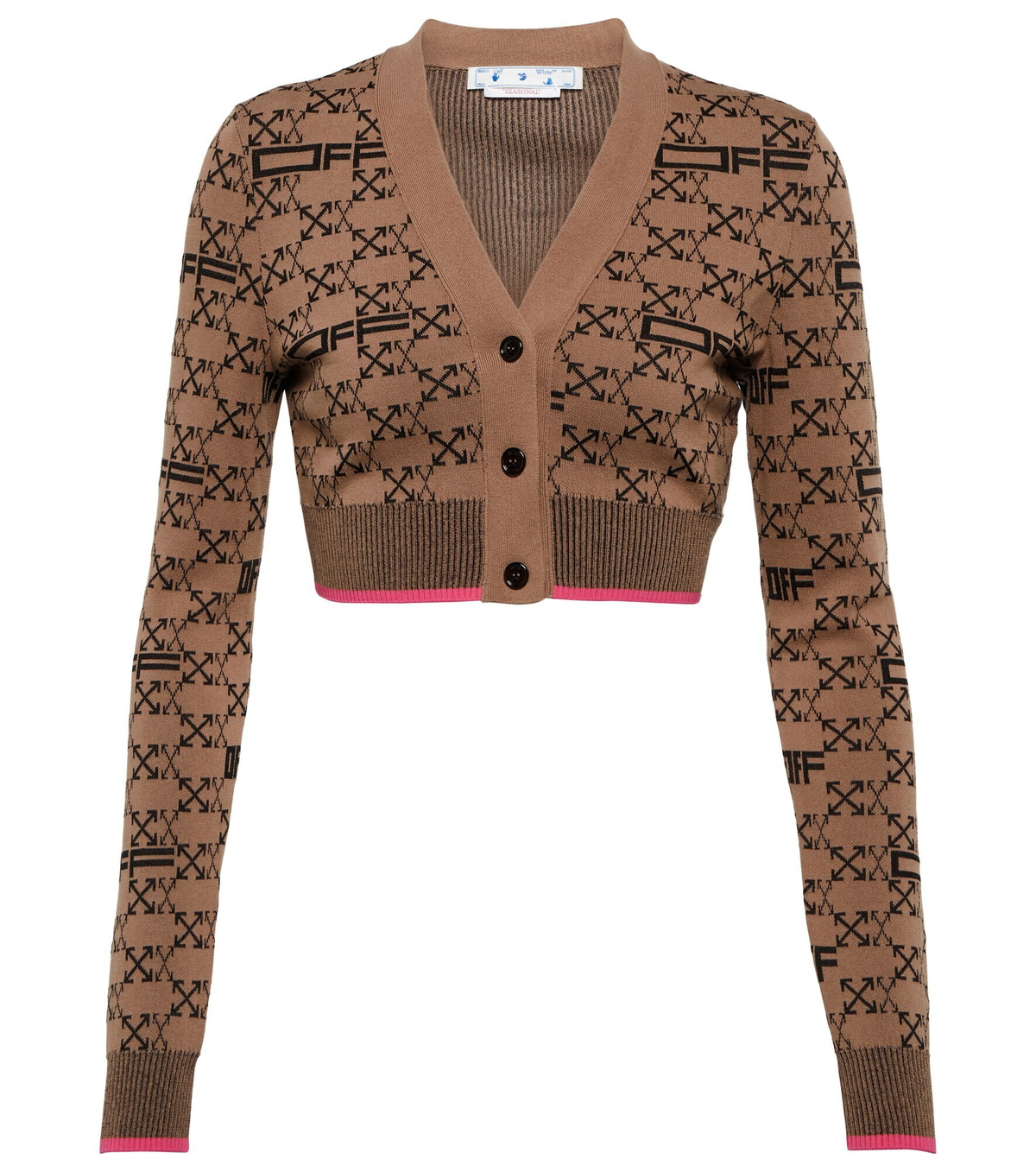 Off-White - Cropped cardigan Off-White