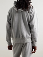 Les Tien - Garment-Dyed Cotton-Jersey Hoodie - Gray