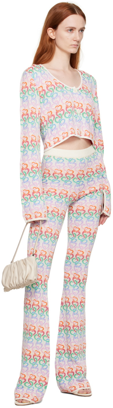 Marco Rambaldi Multicolor Heart Pants