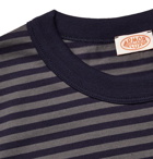 Armor Lux - Striped Cotton-Jersey T-Shirt - Navy
