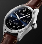 Oris - Big Crown ProPilot Big Day Date Automatic 44mm Stainless Steel and Leather Watch, Ref. No. 01 752 7760 4065-07 5 22 07LC - Blue