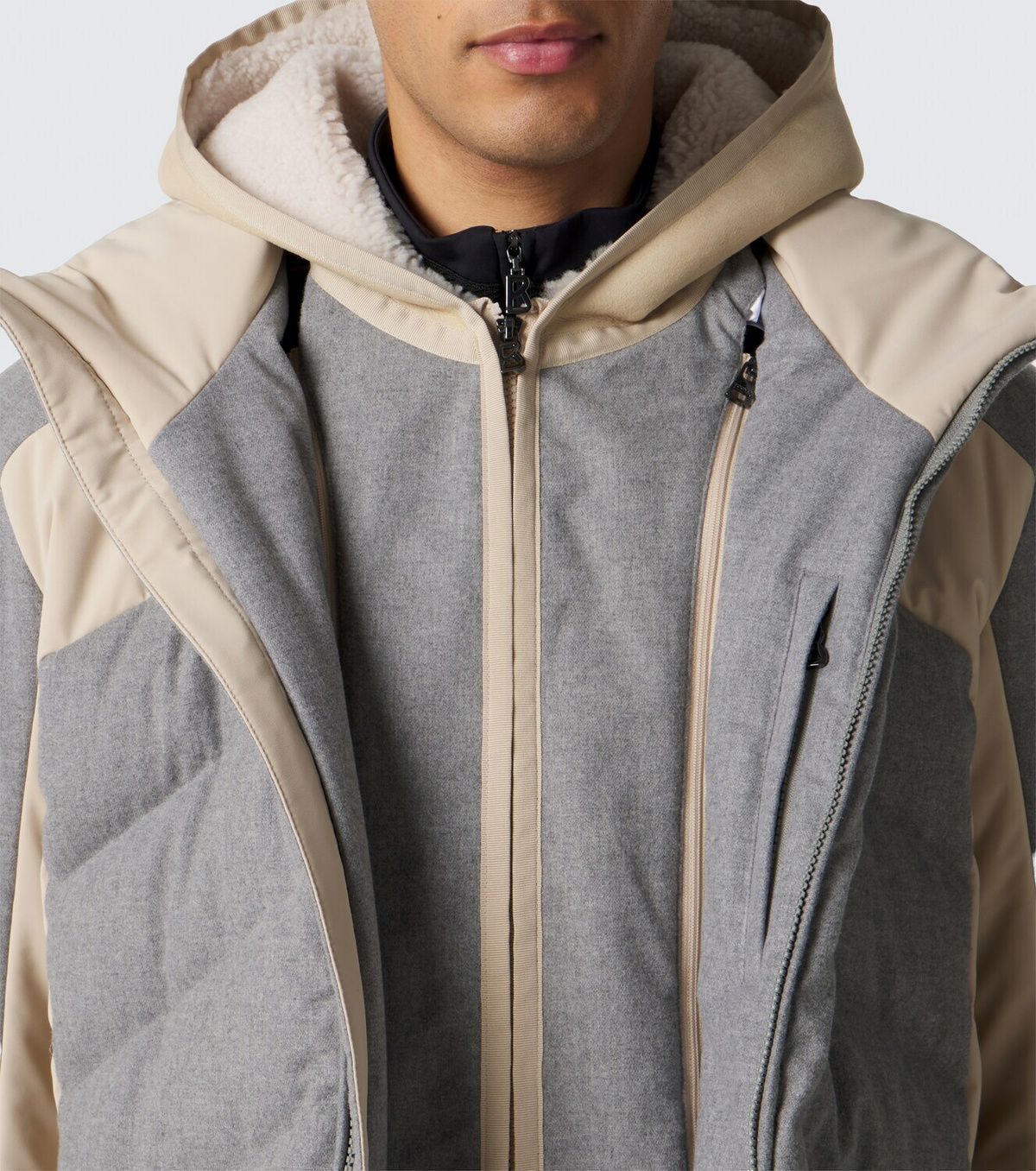 Bogner Flann flannel down ski jacket