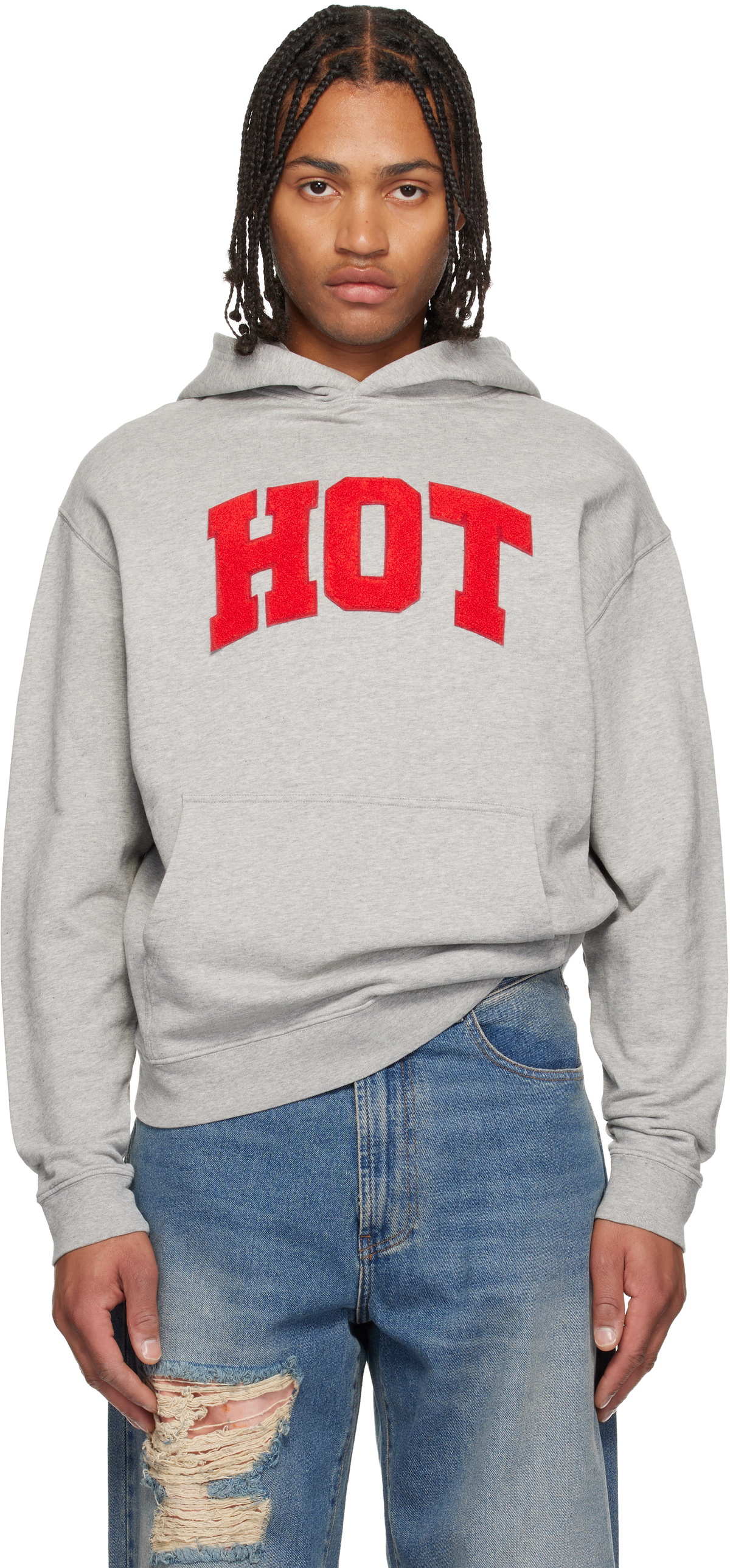 Carne Bollente Gray 'Sex' Hoodie Carne Bollente