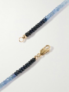 Roxanne First - Gold Sapphire Beaded Necklace