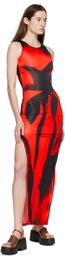 Louisa Ballou Red Sea Breeze Maxi Dress