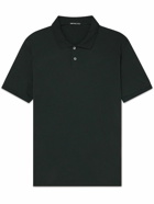 James Perse - Cotton-Jersey Polo Shirt - Black