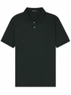 James Perse - Cotton-Jersey Polo Shirt - Black