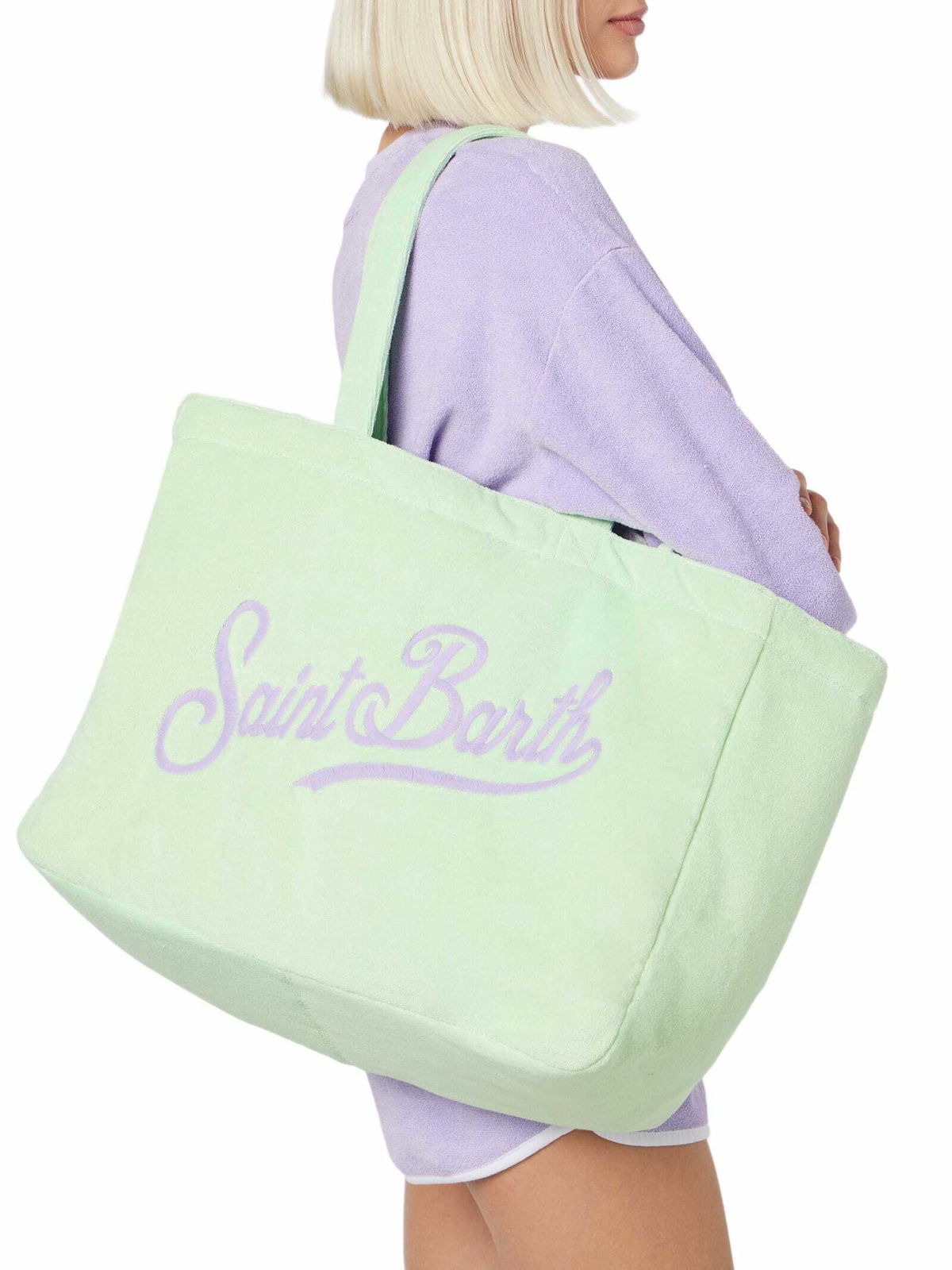 MC2 Saint Barth Terry And Cotton Beach Tote Double Bag