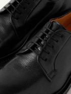 Mr P. - Lucien Leather Derby Shoes - Black