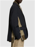 SACAI - Tailored Blazer & Nylon Twill Jacket