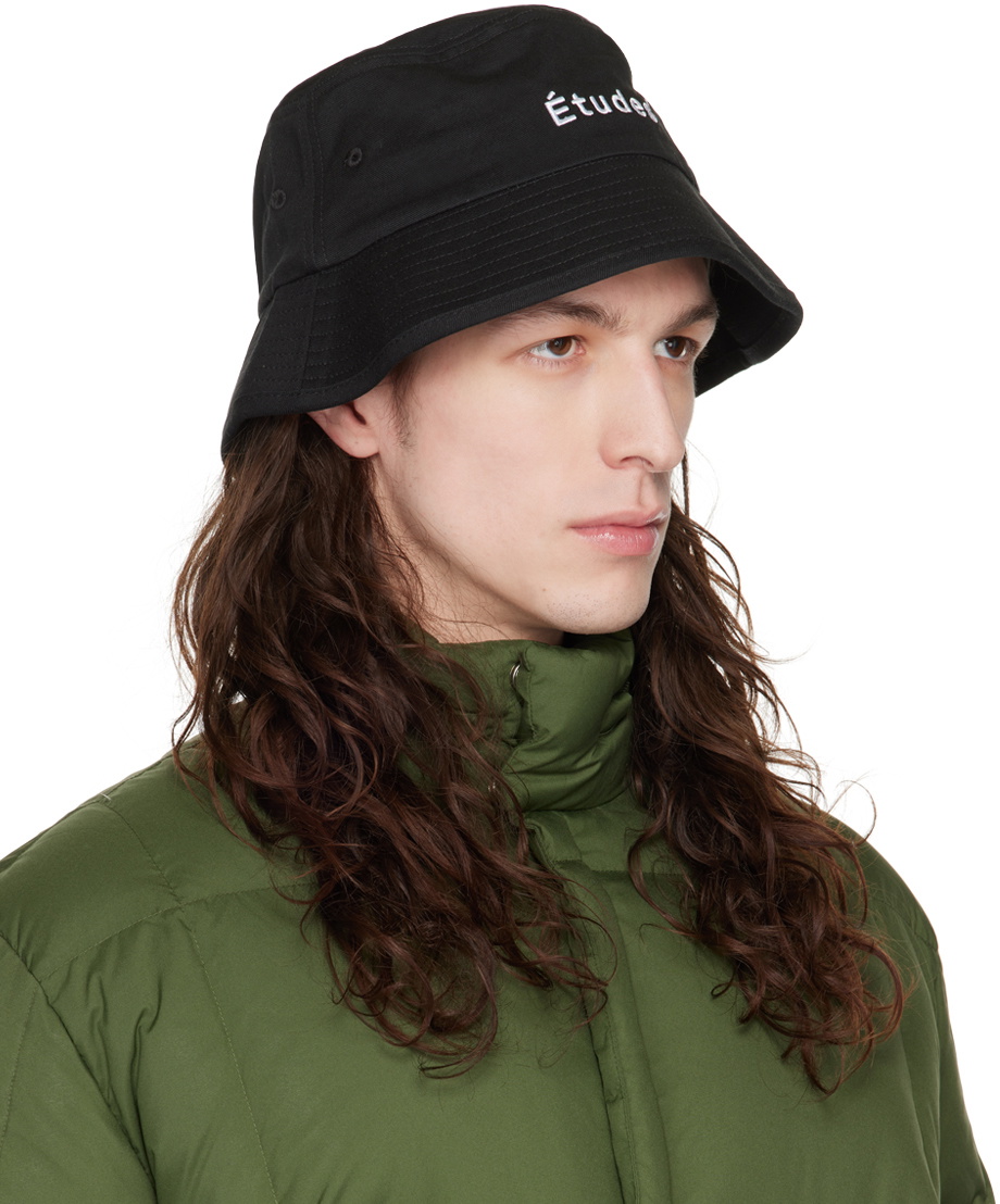 ÉTUDES Black training hat? Études Black Training Bucket Hat Etudes main image 4