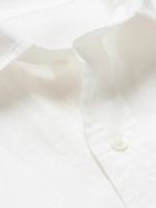 Drake's - Linen Shirt - White