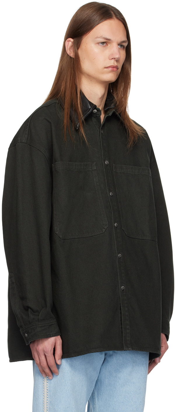 Nanushka Black Beaux Denim Jacket