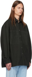 Nanushka Black Beaux Denim Jacket