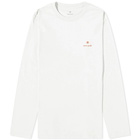 Snow Peak Men's Long Sleeve Sierra Cup T-Shirt in White